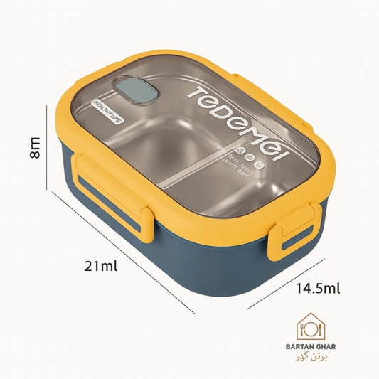 Compact Stainless Steel Lunch Box