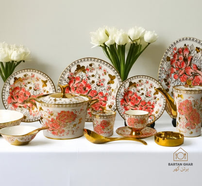 72-Piece Premium Bone China Dinner Set-Special Discount!
