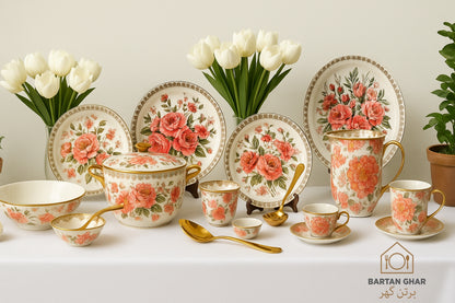 72-Piece Premium Bone China Dinner Set-Special Discount!