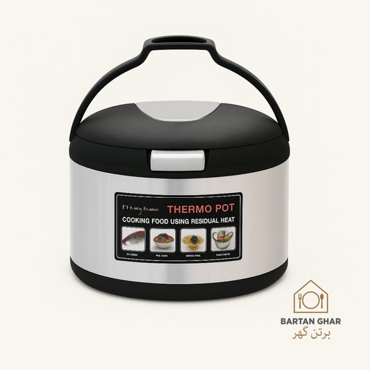 Steel Thermo Pot Keeps Food Hot for Hours!